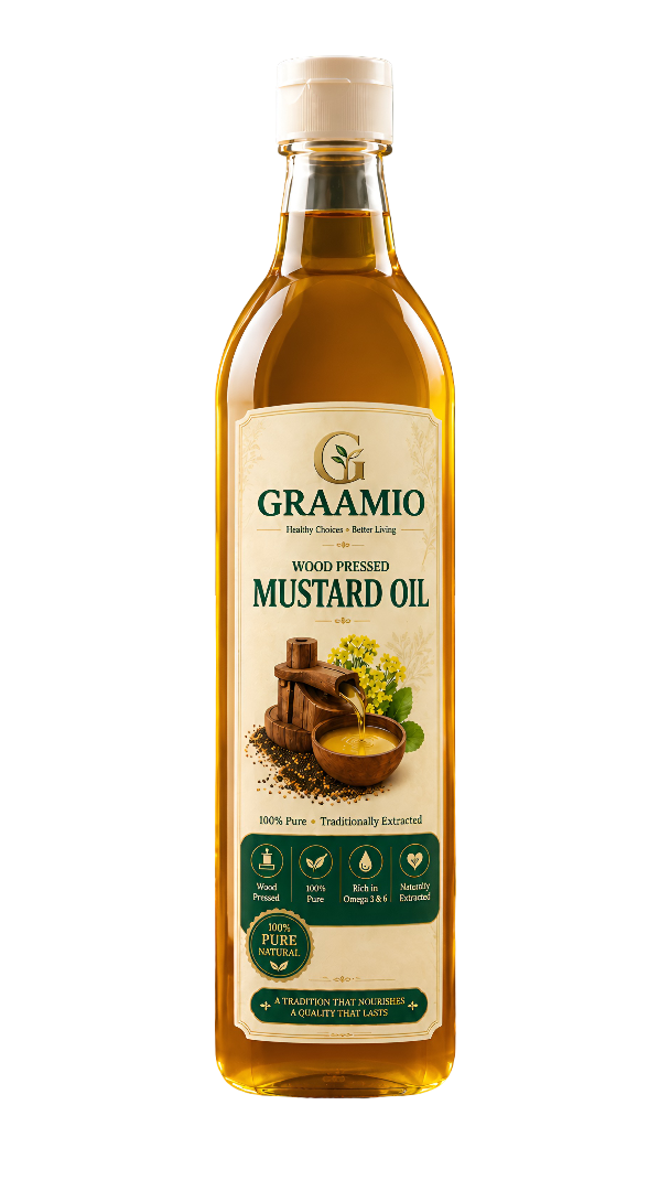 Graamio Wood Pressed Mustard Oil