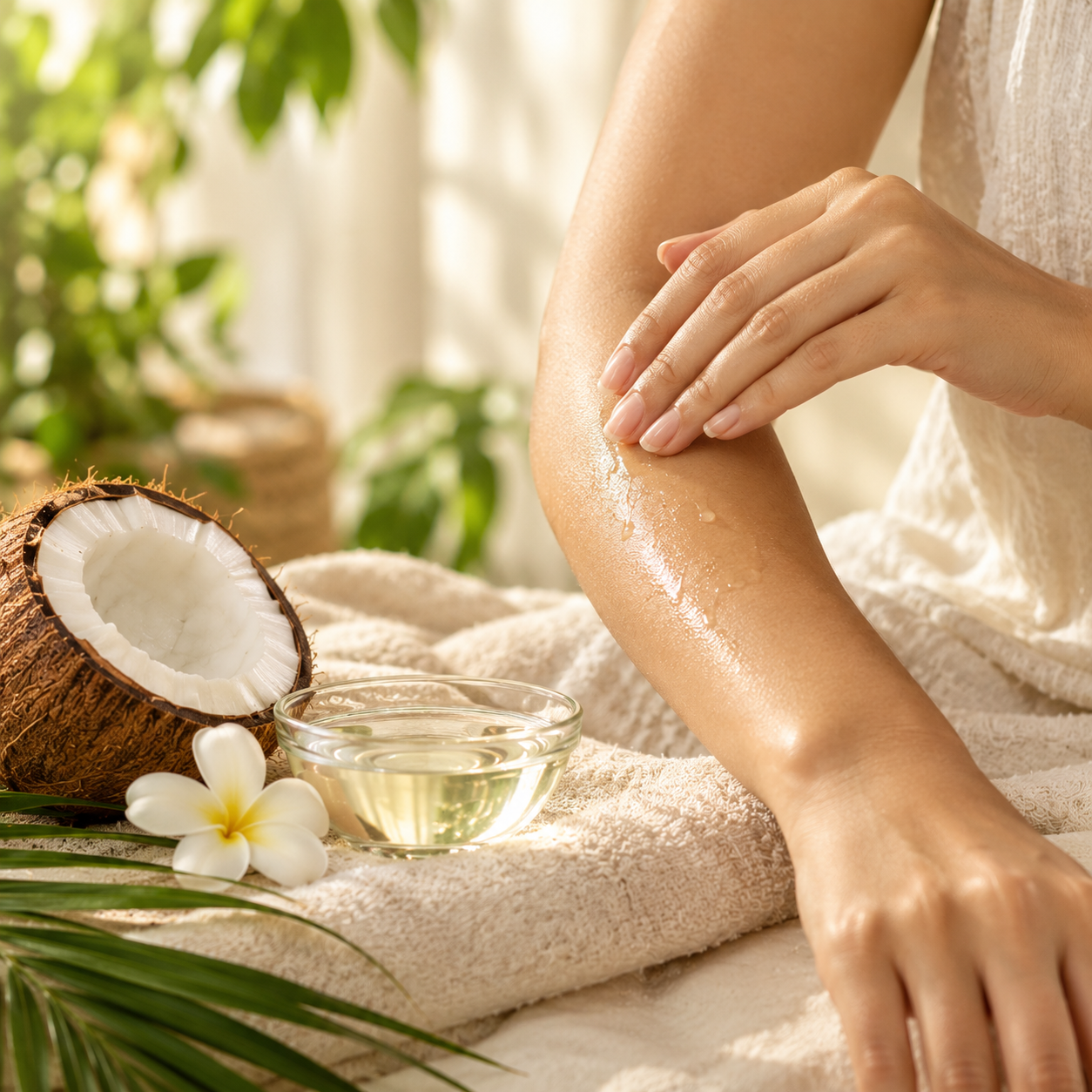 Coconut oil for skin care